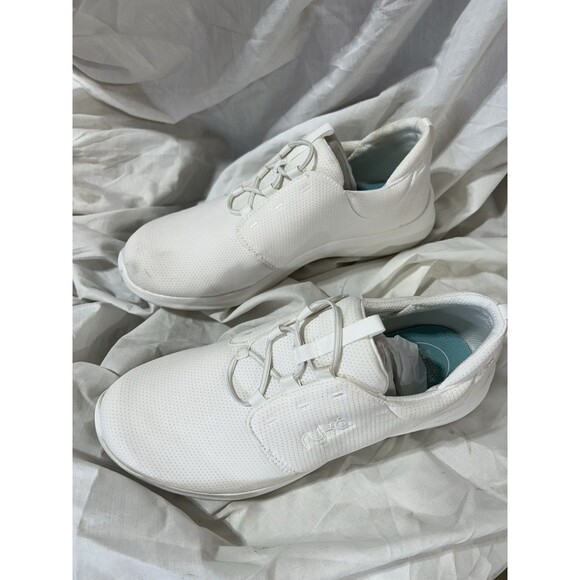 Ryka Renew Washable Stretch Knit Slip-Ons Brilliant White 10 Wide - Picture 4 of 6